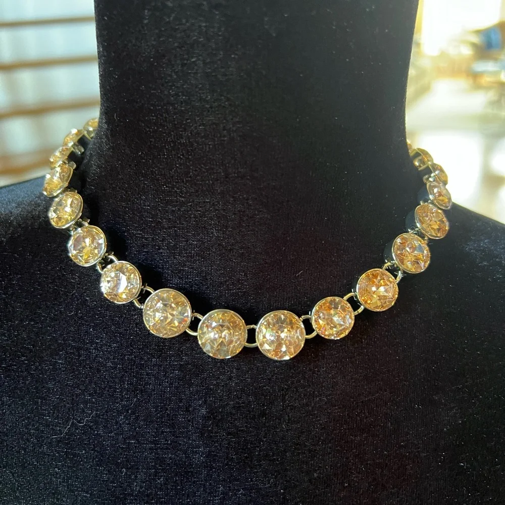 J. Crew Factory Crystal Statement Necklace- NWT